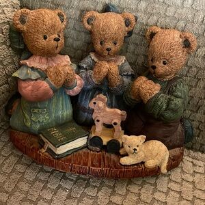 Berry Hill Bears Children Praying Figurine by Young Inc.